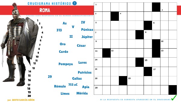 1º ESO CRUCIGRAMA_ROMA