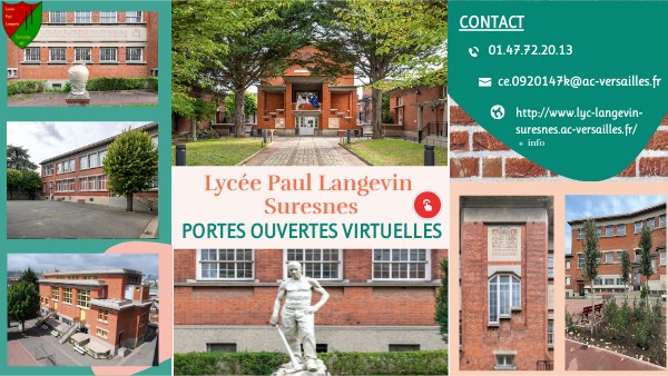 Jpo Lycee Paul Langevin By Amandine Guilloux On Genially