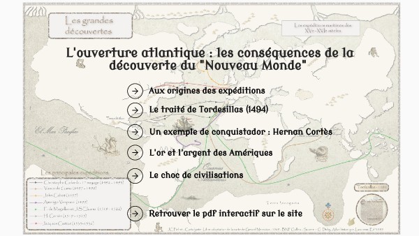 L'ouverture atlantique et la découverte de nouveaux mondes