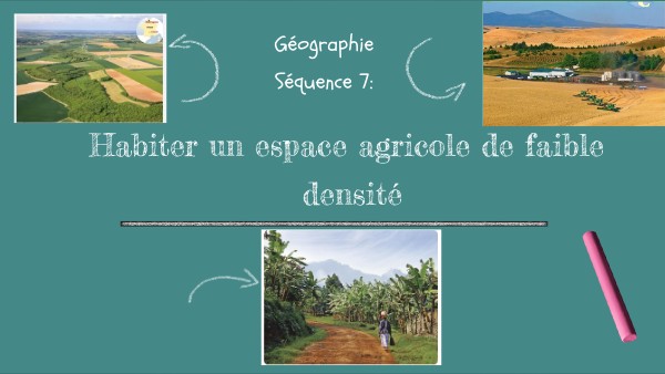 6eme Habiter des espaces agricoles de faible densité