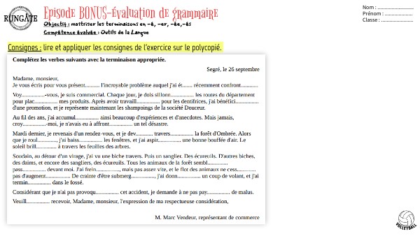 éval-grammaire-é-è/4e