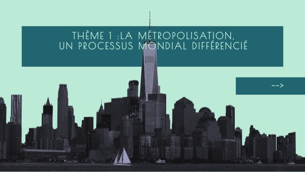 metropolisation : un processus mondial differencié