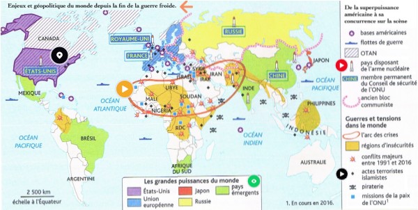 La géopolitique du monde actuel