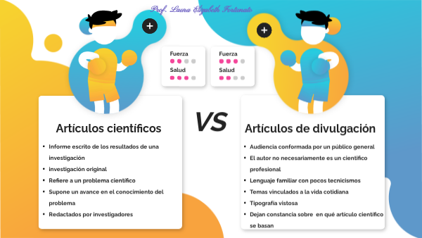 Artículo científico Vs Artículo de divulgación
