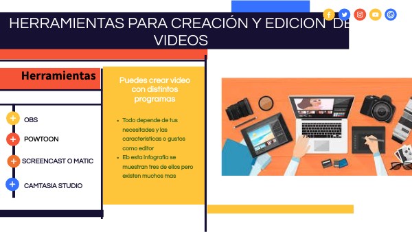 HERRAMIENTAS PARA CREACIÓN DE VIDEOS