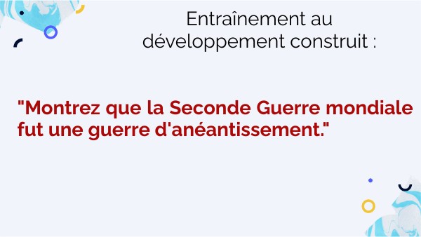Corrigé Développement construit 2 Hist 3