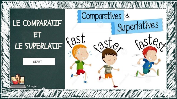 comparatif et superlatif en anglais