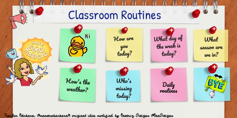 Classroom routines for sharing