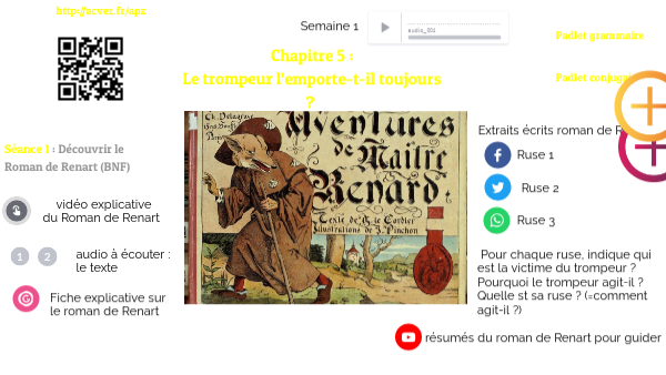 roman de renart résumé chapitre