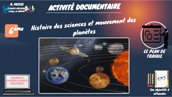 6ème_Le mouvement des planètes du système solaire