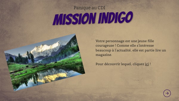 Mission indigo