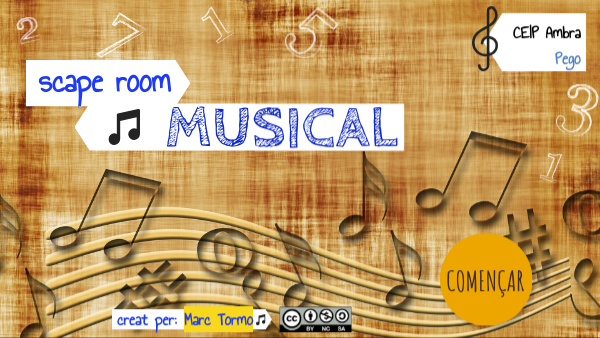 Scape Room Musical by Marc Tormo on Genially