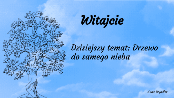 drzewo do samego nieba