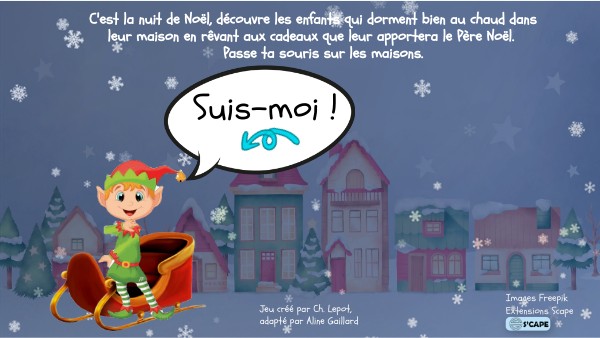 Noël lutin cadeaux