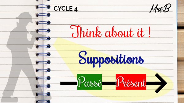 Supposition : Définition De Supposition – VSALBC