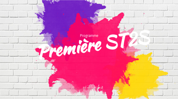 programme st2s première