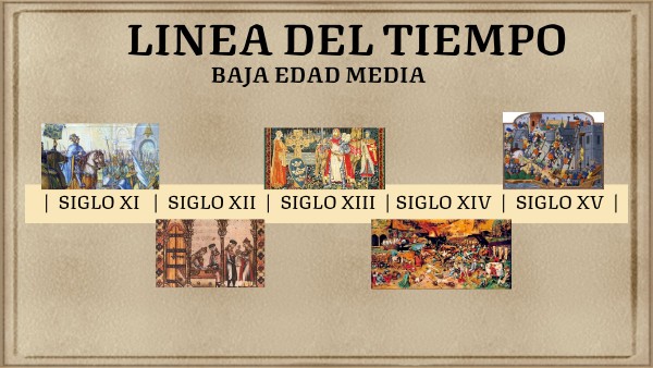 LINEA DEL TIEMPO BAJA EDAD MEDIA