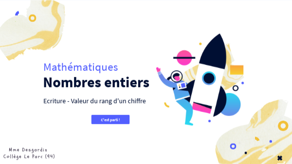 Je Suis Un Nombre Entier De 4 Chiffres Quiz Nombres entiers (6ème) by anabelle.desgardin on Genially