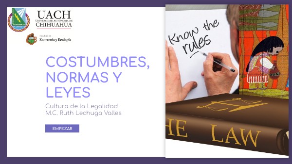 Costumbre, norma, ley