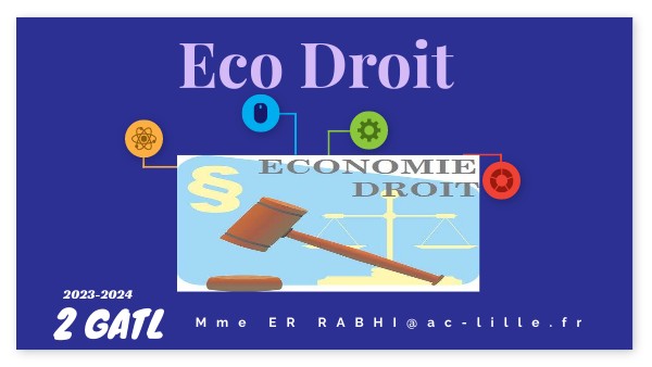 Page De Garde Eco Droit Je découvre l ' Eco Droit