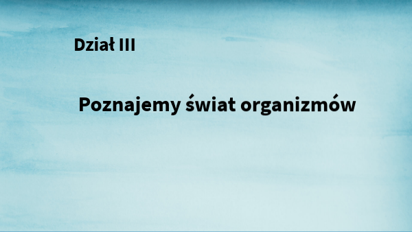 Wspólne cechy organizmów