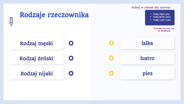 Rodzaje rzeczownika
