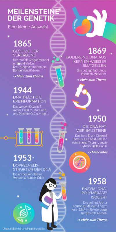 Meilensteine in der Genetik