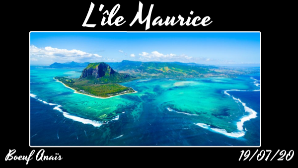 L'ile Maurice