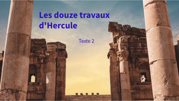 Les douze travaux d'Hercule