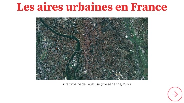 Les aires urbaines en France