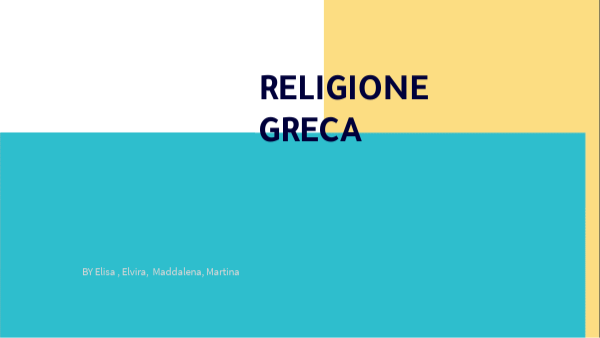 Religione Greca