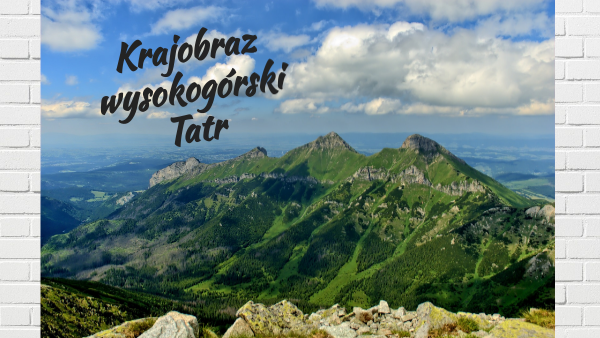 Krajobraz wysokogórski Tatr-kl.5