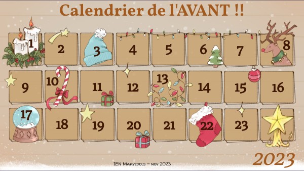 Calendrier de l'avant