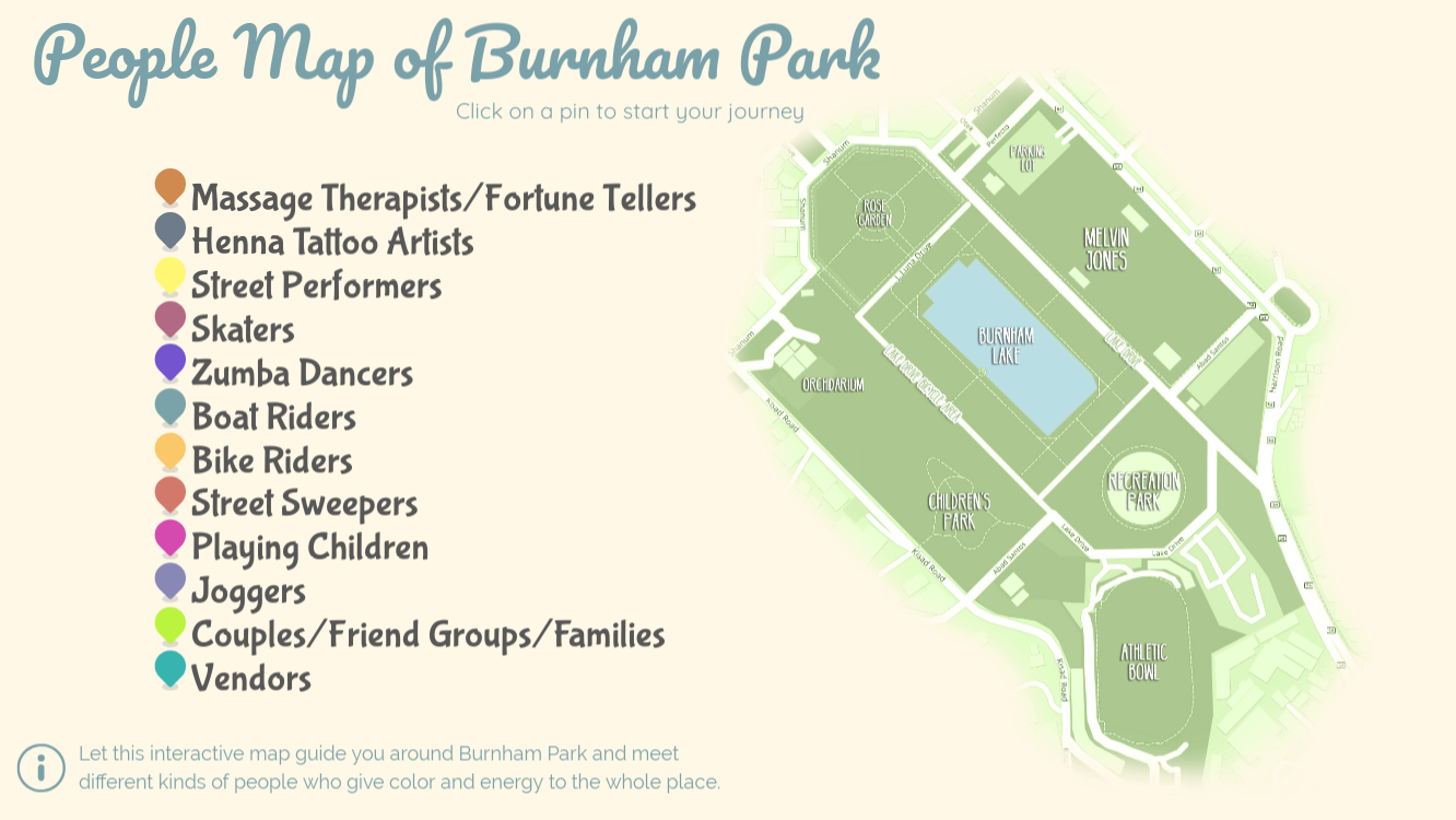 People Map of Burnham Park