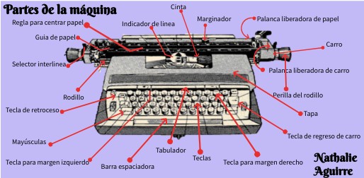 Partes De La Maquina De Escribir
