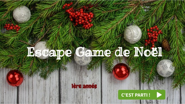 Copie - Escape Game Noël cycle 1
