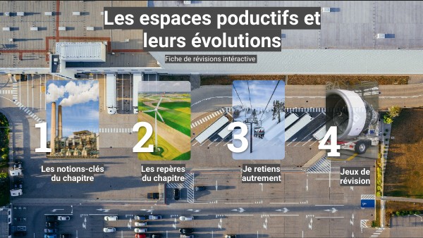 Fiche de révisions 3ème GEO. 2 Les espaces productifs
