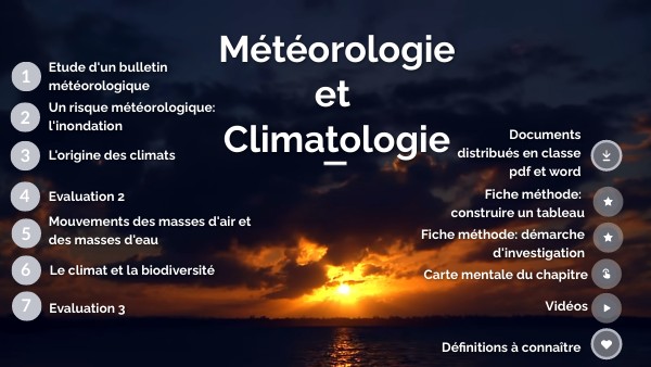 Météorologie et climatologie