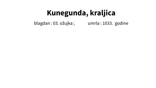 Kunegunda