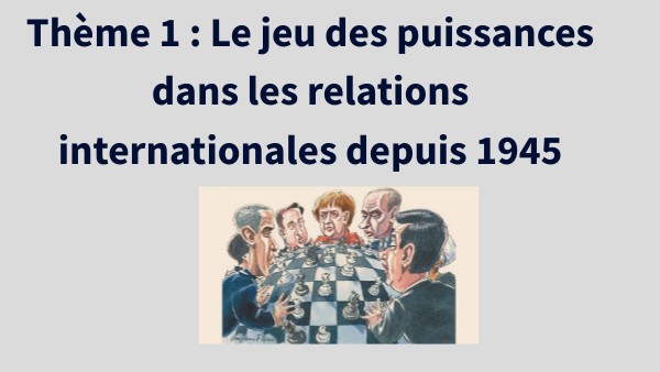 le jeu des puissances