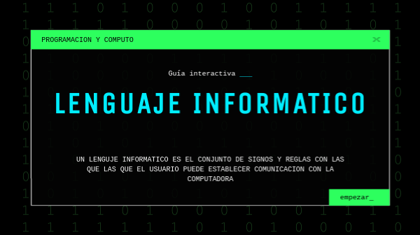 LENGUAJE INFORMATICO by Diana Carbajal on Genially