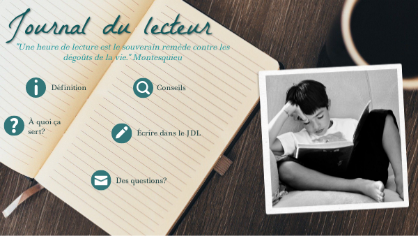 Page De Garde Journal Du Lecteur Journal du lecteur - Explications