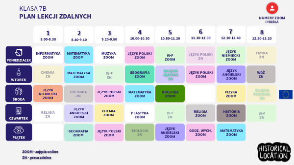 Plan Lekcji Gimnazjum Nr 7 - Plan lekcji 7b - zdalne