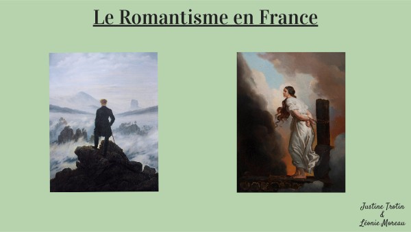 Le romantisme: Oral