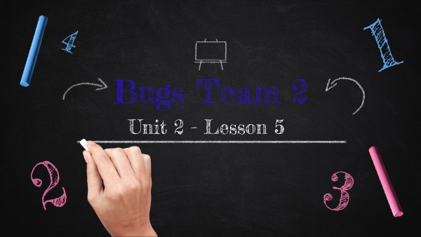 Bugs Team 2 unit 2 lesson 5