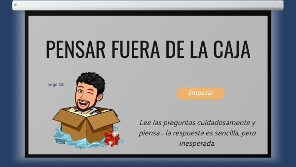 pensar fuera de la caja