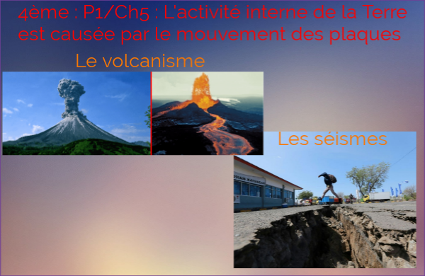 P1 X2f 4 X2f Ch5 L 39 Origine De L 39 Activite Interne De La Terre By Mme Rachenne On Genially