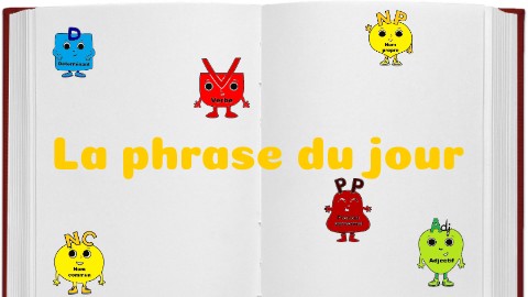 Rituel Phrase Du Jour X2f Nature Des Mots By Lapprand Elise On Genially