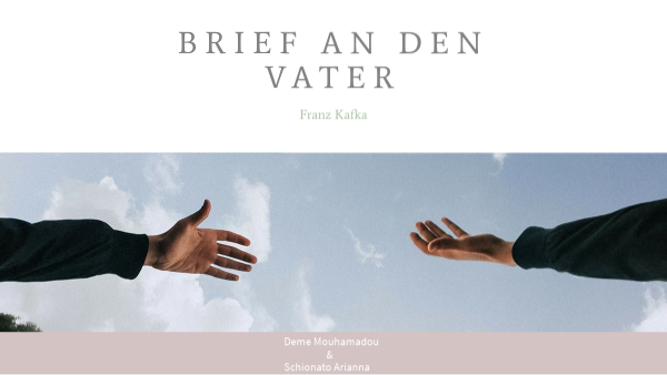Brief An Den Vater Zusammenfassung Brief an den Vater