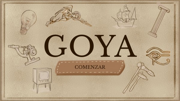 PRESENTACIÓN GOYA